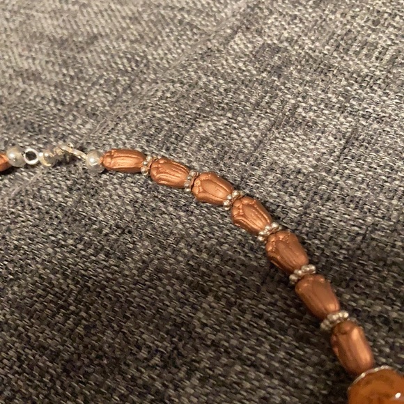Brown Bead Necklace - Picture 4 of 4